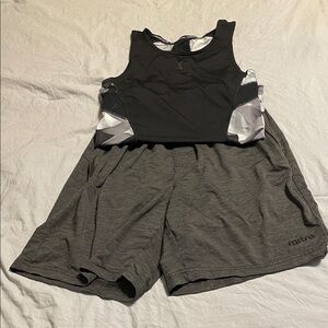 Mitre Black and Gray Sports Outfit